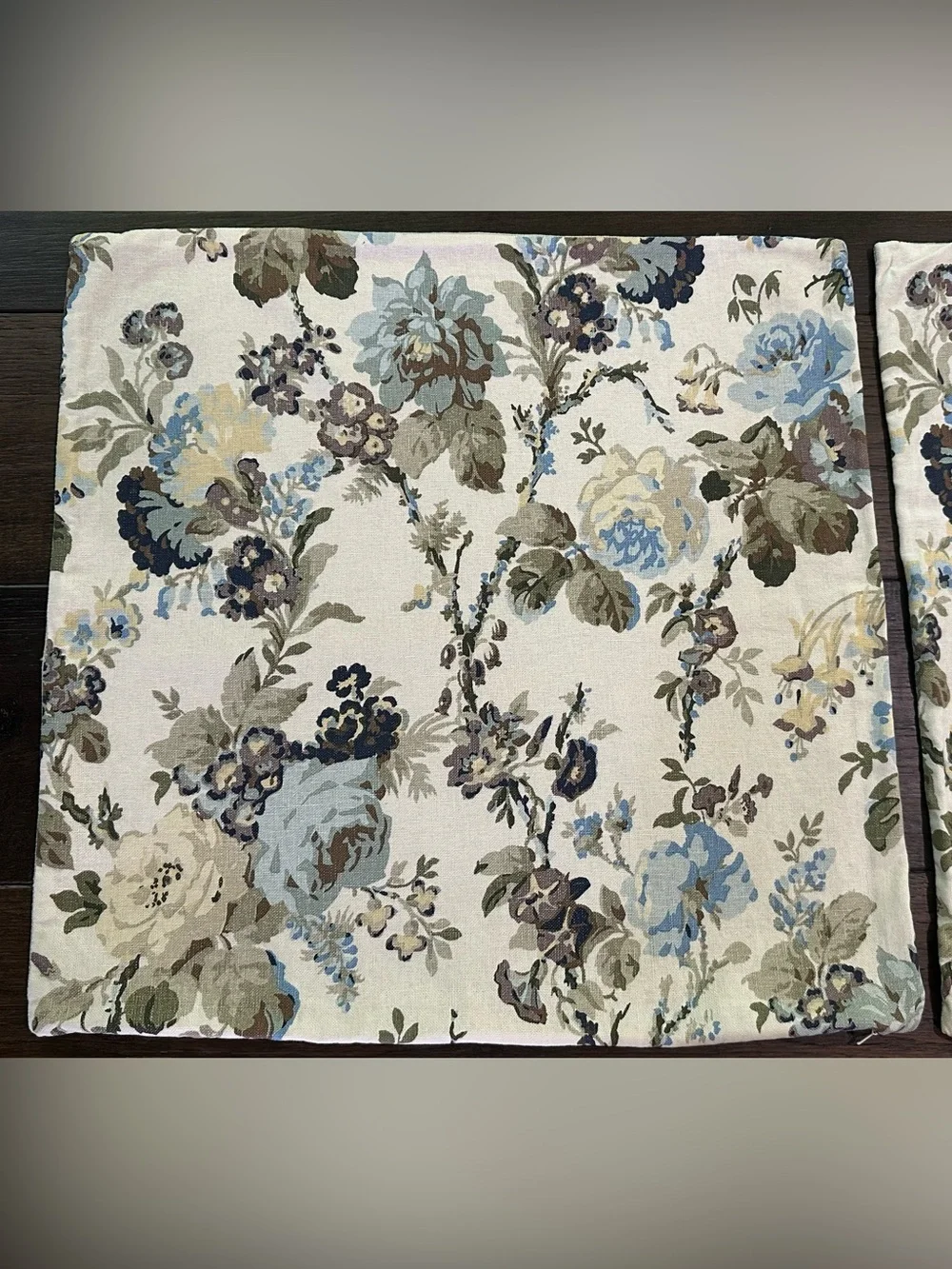 Pottery Barn Floral Pillow Covers 20x20